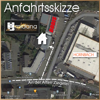 Midana Anfahrt